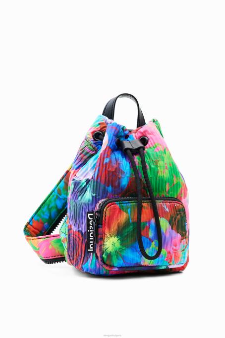 Desigual аксесоар Жени мини многопозиционна раница с цветя V0BL646