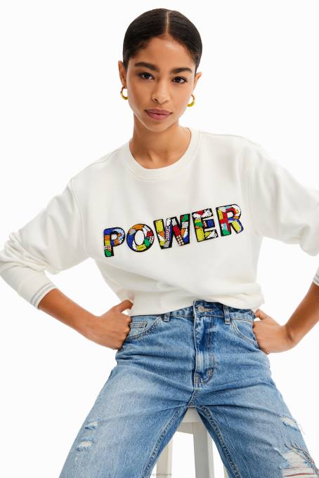 Desigual облекло Жени суитшърт power patch V0BL795