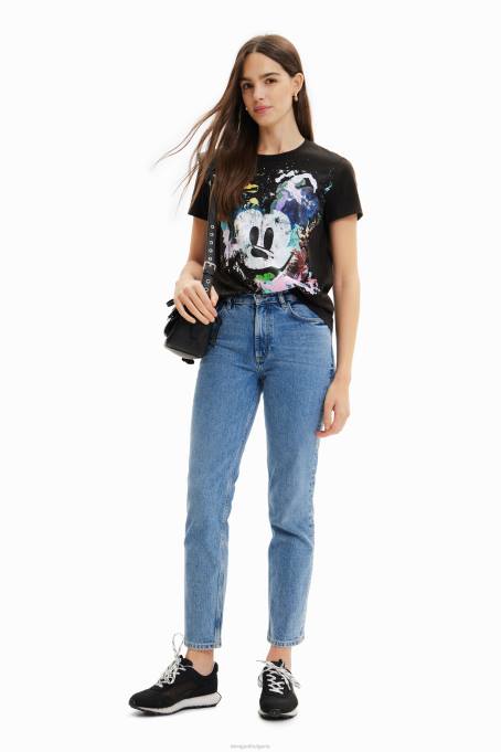 Desigual облекло Жени артистична тениска с Мики Маус на Disney V0BL877